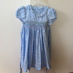Floral smocked dress